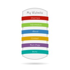 Website Info Bar Illustration