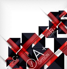 Infographic geometrical shape abstract background N35