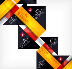 Infographic geometrical shape abstract background N36