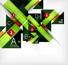 Infographic geometrical shape abstract background N37