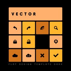 Flat Design N16