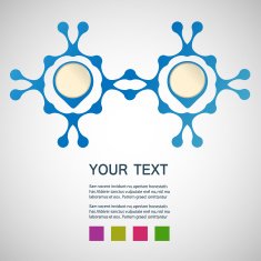 two vector blue man
