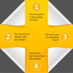 abstract paper infographic elements N2