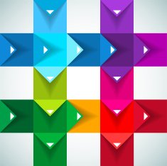 Vector abstract squares background illustration N4