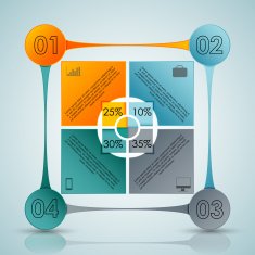 Four options infographic N2