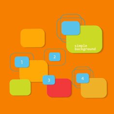 Vector colored squares N4
