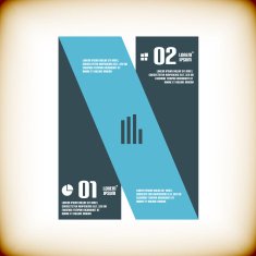 Modern ribbon business banner template N2