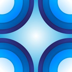 Abstract blue paper circles background N2