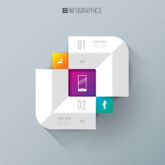 Infographics vector design template N304