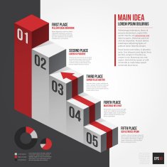 Vector infographics abstract banner template design N32