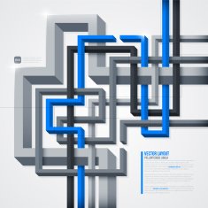 Vector infographics abstract background template design N18