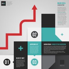 Vector infographics abstract banner template design N47