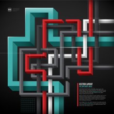 Vector infographics abstract banner template design N52