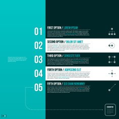 Abstract infographics banner design N40