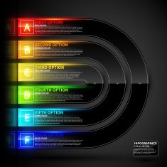 Abstract infographics banner design N42