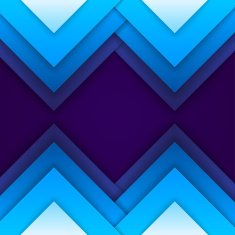 Abstract blue paper triangle shapes background N2