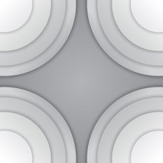 Abstract grey paper circles vector background N5
