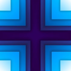 Abstract blue paper triangle shapes background N3