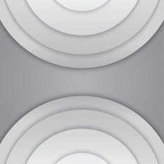 Abstract grey paper circles vector background N6