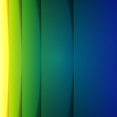 Abstract green and blue rectangle shapes