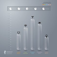 Infographics vector design template N307