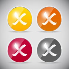 Shine glossy computer icon vector illustration N16