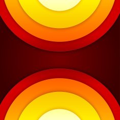 Abstract red and orange circles vector background N9
