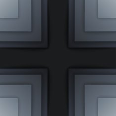 Abstract dark gray paper rectangle shapes