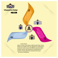 Creative speech bubble origami concept