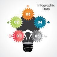 Creative gears Info-graphics options banner N27