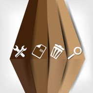 Blank for text with infographic elements N2