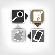 Blank for text with infographic elements N9