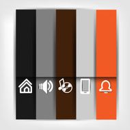 Blank with infographic elements