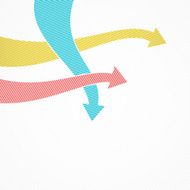 Dots arrows for infographics N2
