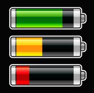 Progress bar baterries