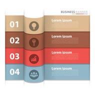 Banner business infographics