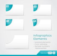 Paper Area Infographic Elements