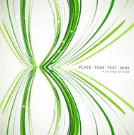 abstract colorfull green line wave vector background