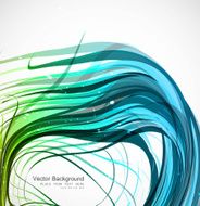abstract colorfull wire line wave vector
