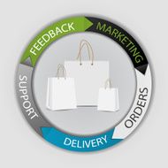 Infographic business template vector illustration N602