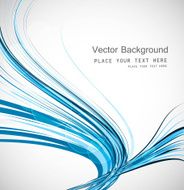 abstract colorfull blue line vector design illustration