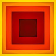 Abstract red orange and yellow rectangle paper shapes background N2