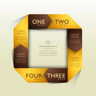 vector abstract 3d paper infographics N60