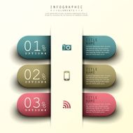 vector abstract 3d paper infographics N62