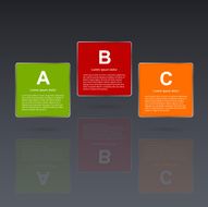 Vector abstract infographic Modern design template N5