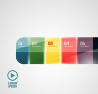 Modern geometrical stripes infographics template N2
