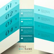 abstract 3d paper infographics N78