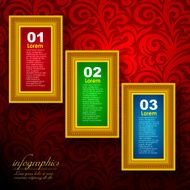 Abstract infographics N199
