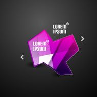 Abstract colorful purple shape background