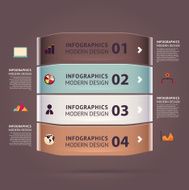 Set of business infographics N45